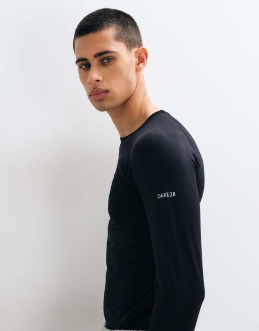 Dare 2b In the zone ii long sleeve tee in black, 2 of 5