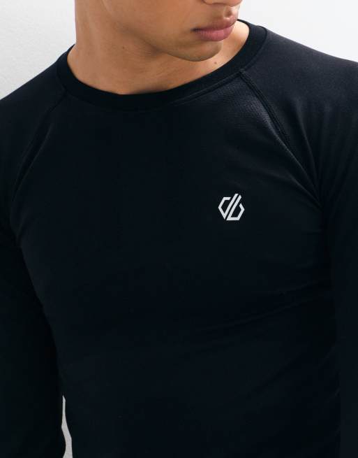 Dare 2b In the zone ii long sleeve tee in black, 3 of 5