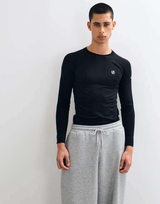 Dare 2b In the zone ii long sleeve tee in black, 4 of 5