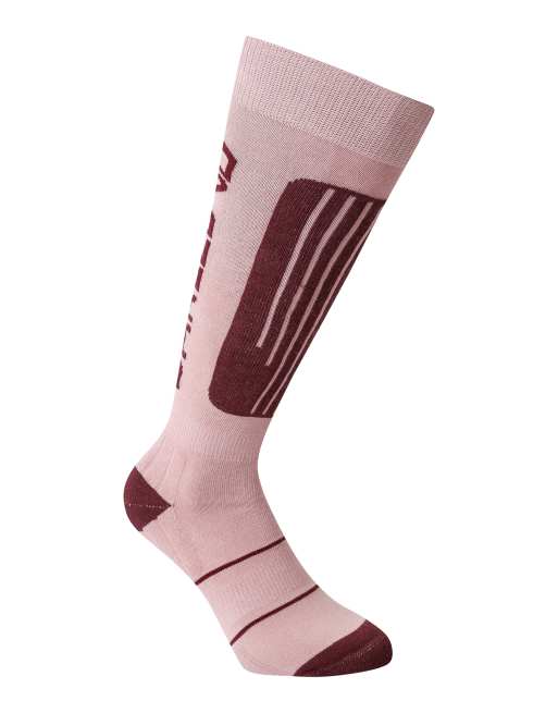 Dare 2b Insulated technical ski socks in fig lilas, 2 of 3
