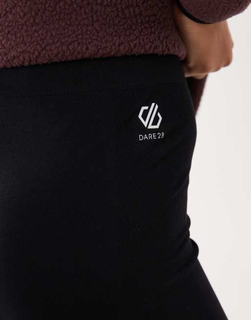 Dare 2b leggings de base à séchage rapide en noir noir, 3 de 5