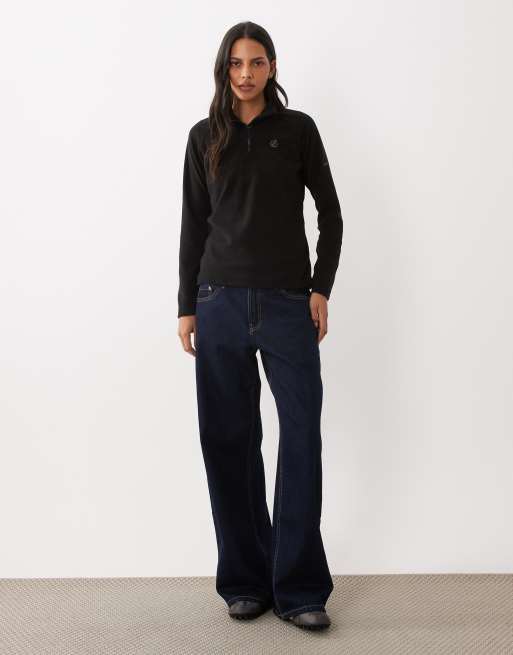 Dare 2b Lightweight freeform ii fleece in black black, 3 of 4