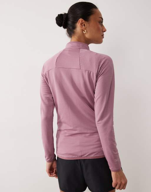 Dare 2b Lightweight full zip torrek stretch midlayer in dusky orchid, 2 of 4