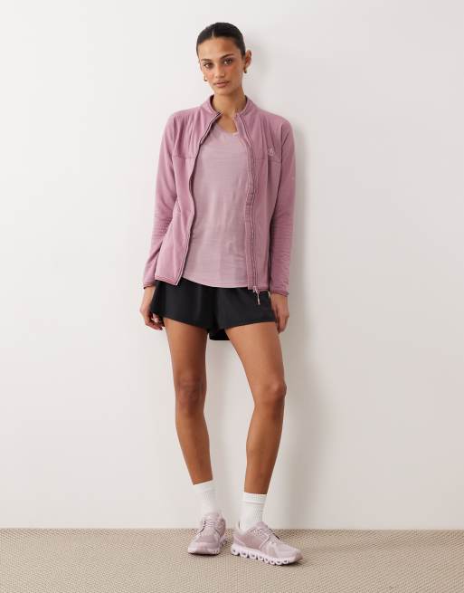Dare 2b Lightweight full zip torrek stretch midlayer in dusky orchid, 3 of 4