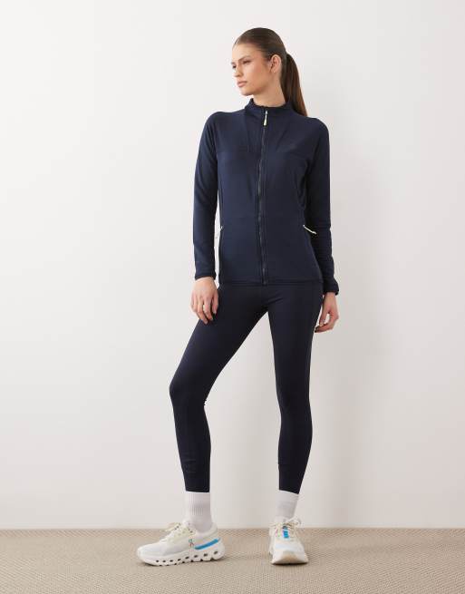 Dare 2b Lightweight full zip torrek stretch midlayer in navy, 3 of 4