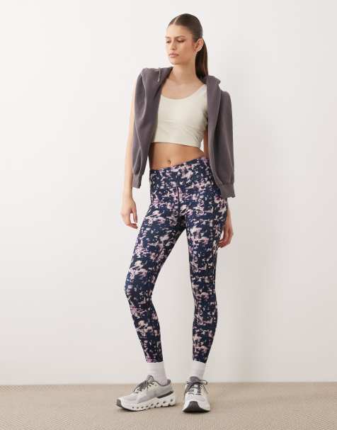 Dare 2b Lightweight squat-proof influential ii leggings in navy inky print - view 1