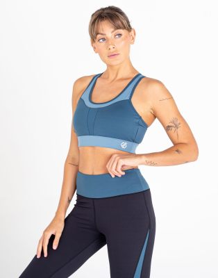 Dare 2b Mantra bra in orion grey bluestone - ASOS Price Checker