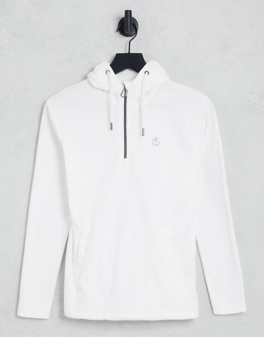 Dare 2b Obsessed half zip hoodie in white