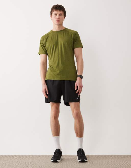 Dare 2b - Persist - Reflecterend lichtgewicht T-shirt in groen, 2 van 5