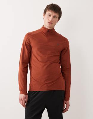 Power Up IV - Reflektierendes, schnelltrocknendes T-Shirt aus Jersey in Arabian Spice-Orange Orange M