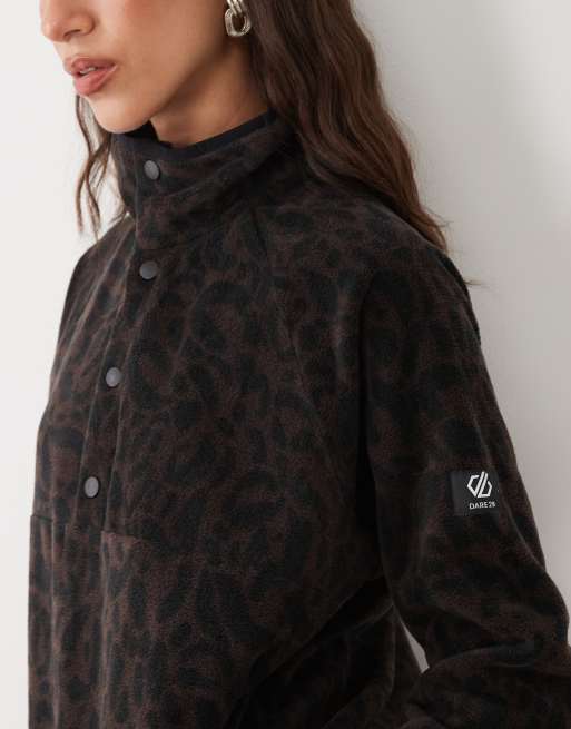 Dare 2b Printed fleece in hot fudge animal print, 3 of 4