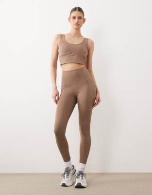 Dare 2b Quick-dry refresh leggings in pine bark-Neutral
