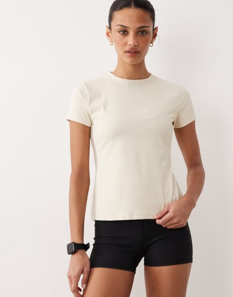 Dare 2b Quick-dry refresh t-shirt in almond milk - view 1