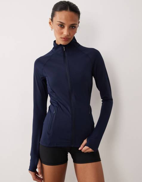 Dare 2b Quick-dry stretchy refresh full zip stretch midlayer in navy