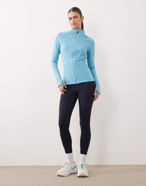 Dare 2b Quick-dry stretchy refresh full zip stretch midlayer in nordic blue, 4 of 4