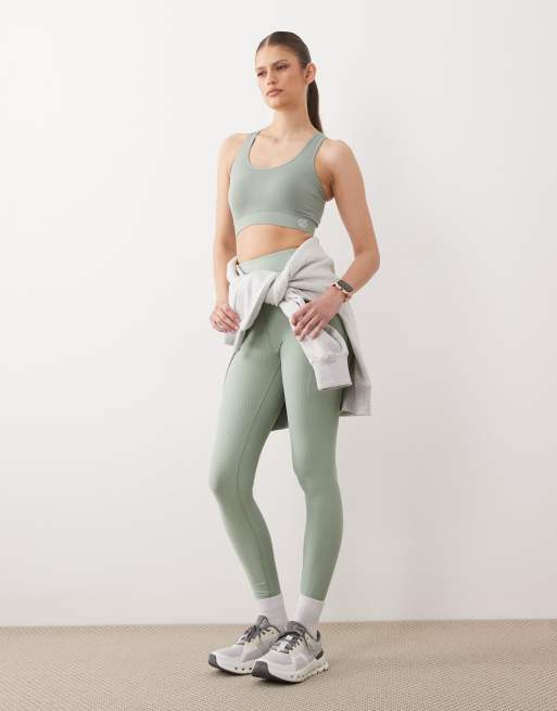 Dare 2b Racerback don't sweat it ii sports bra in glacier green, 4 of 4