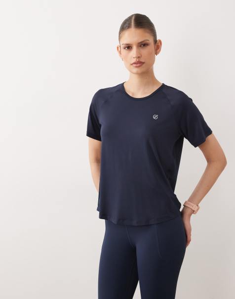 Dare 2b Reflective chase ii t-shirt in navy - view 1