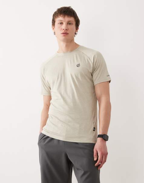 Dare 2b Reflective lightweight persist t-shirt in abbeystone - view 1