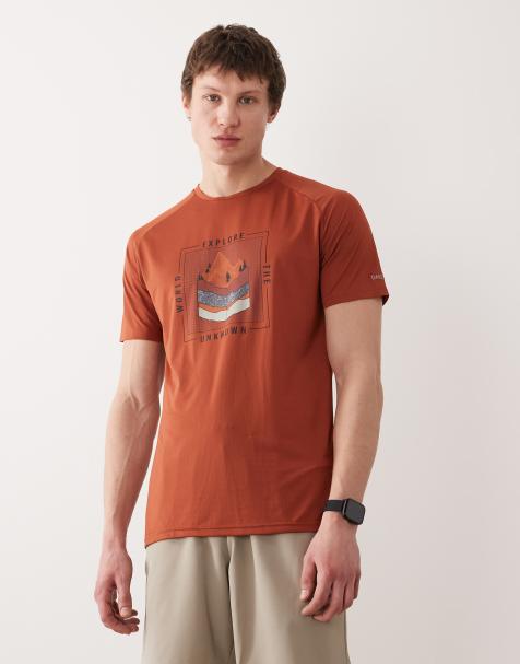 Dare 2b Reflective lightweight tech ii t-shirt in arabian spice - view 1