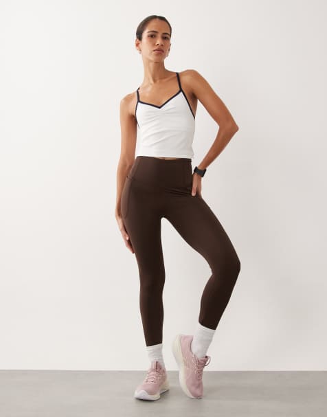 Dare 2b Refresh quick-dry leggings in hot fudge - view 1