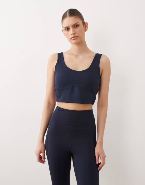 Dare 2b – Refresh – Schnelltrocknendes, kurzes Superstretch-Tanktop in Marineblau - view 1