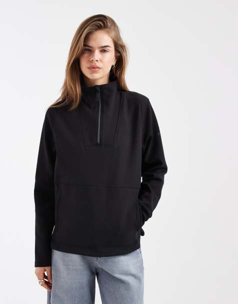 Dare 2b Relaxed wander 1/4 zip fleece in black - view 1