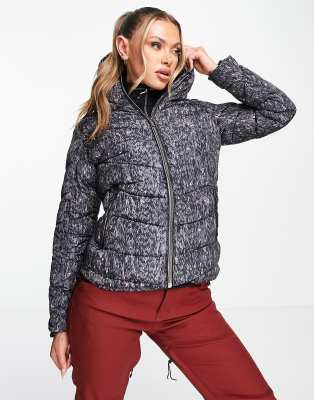 Dare 2b Reputable ski puffer jacket in black print - ASOS Price Checker