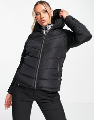 Dare 2b Reputable ski puffer jacket in black - ASOS Price Checker