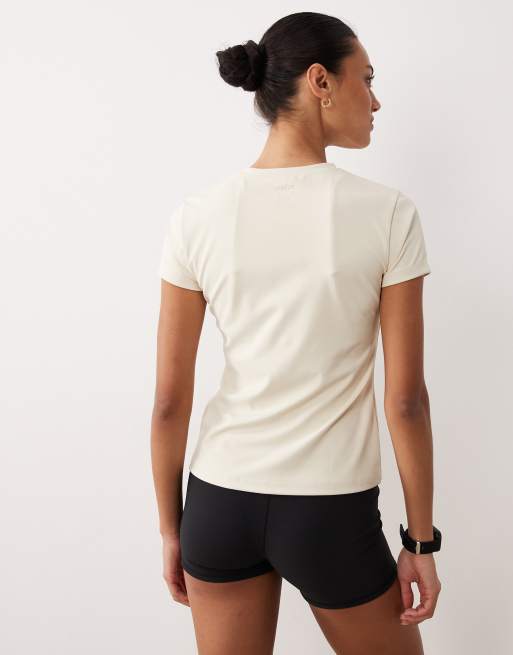 Dare 2b – Schnelltrocknendes, erfrischendes T-Shirt in der Farbe Mandelmilch, 2 von 4
