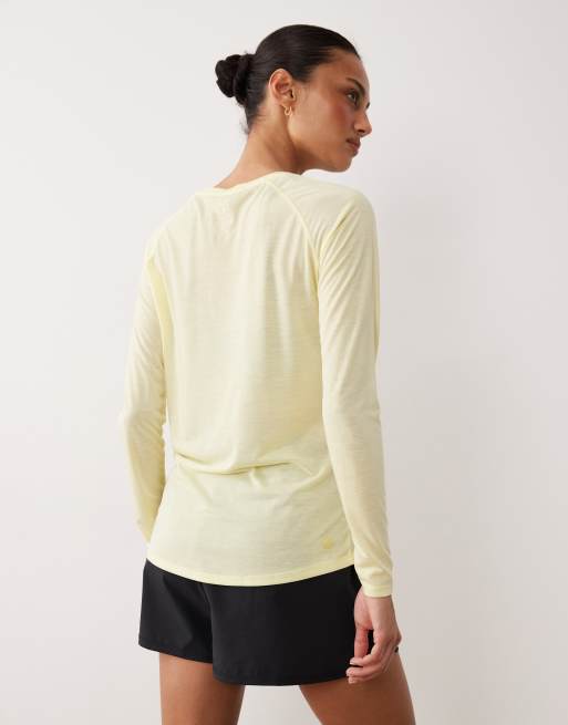 Dare 2b - Serenity - T-shirt à manches longues en tissu léger à séchage rapide - Jaune cire, 2 de 4