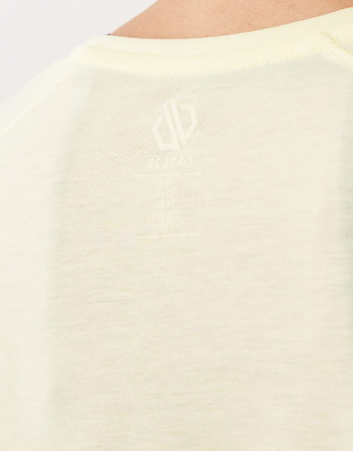 Dare 2b - Serenity - T-shirt à manches longues en tissu léger à séchage rapide - Jaune cire, 4 de 4