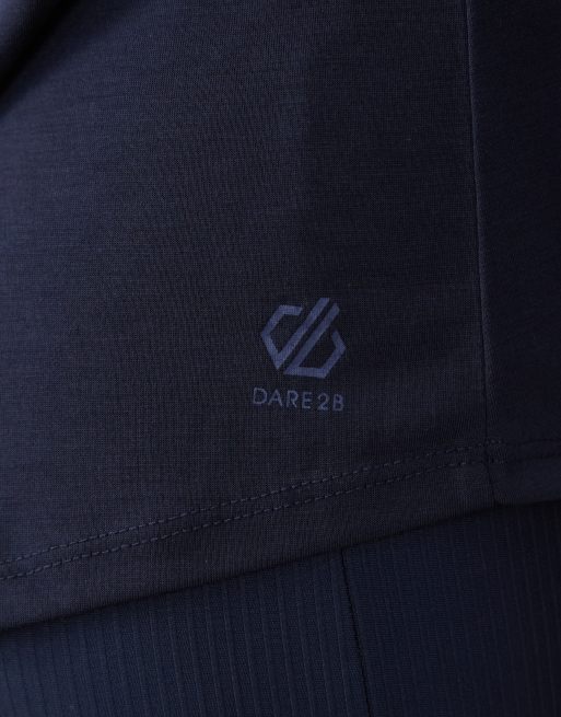 Dare 2b - Serenity - T-shirt a maniche lunghe leggera blu navy ad asciugatura rapida, 4 di 4