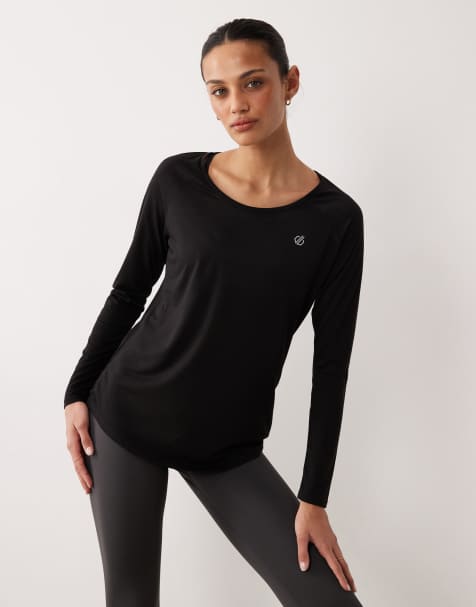 Dare 2b - Serenity - T-shirt a maniche lunghe leggera nera ad asciugatura rapida - view 1