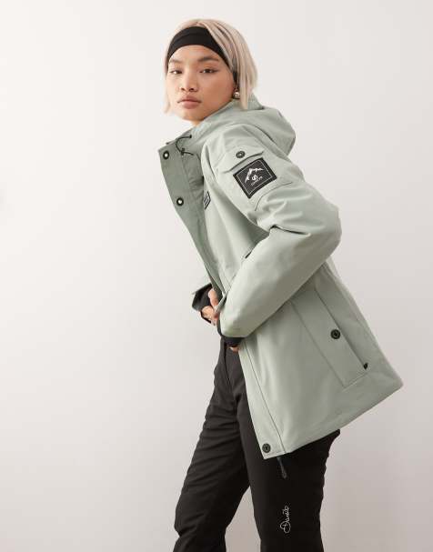 Dare 2b Ski life waterproof jacket in green - view 1