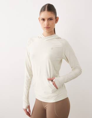 Sprint City - Sweat à capuche léger à séchage rapide - Lait d'amande-Neutre 42