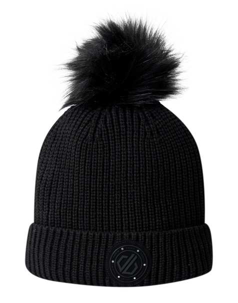 Dare 2b Swarovski knit hat in black - view 1