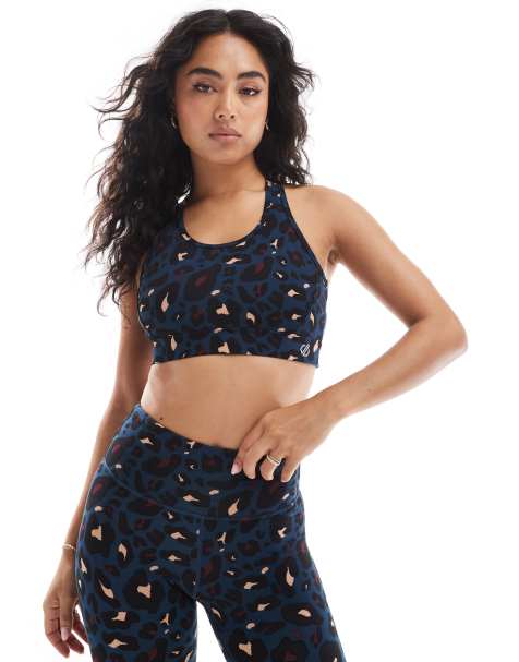 Dare 2b Swift ii bra in moonlight denim animal print - view 1