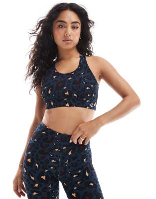 Dare 2b Swift ii bra in moonlight denim leopard print - MBLUE - view 1