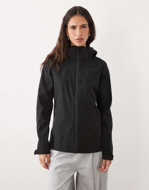 Dare 2b Switch up ii waterproof hooded shell jacket in black - view 1
