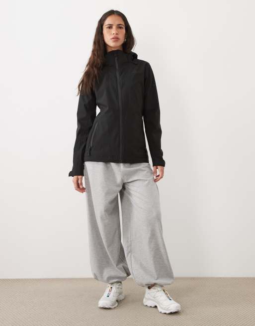 Dare 2b Switch up ii waterproof hooded shell jacket in black, 2 of 4
