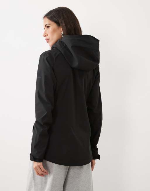 Dare 2b Switch up ii waterproof hooded shell jacket in black, 4 of 4
