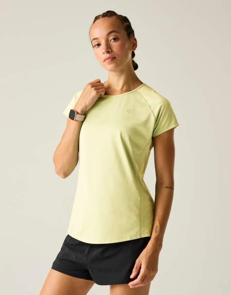 Dare 2b - T-shirt léger effet corail - Jaune cire - view 1