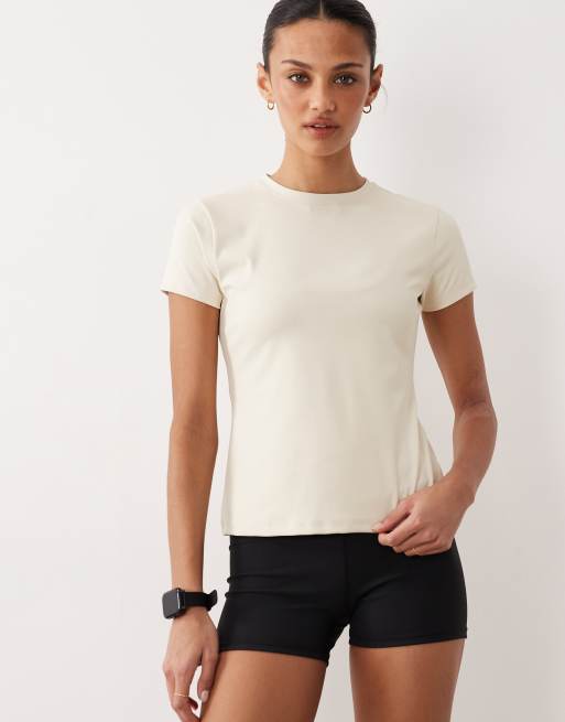 Dare 2b - T-shirt quick dry rinfrescante color latte di mandorla