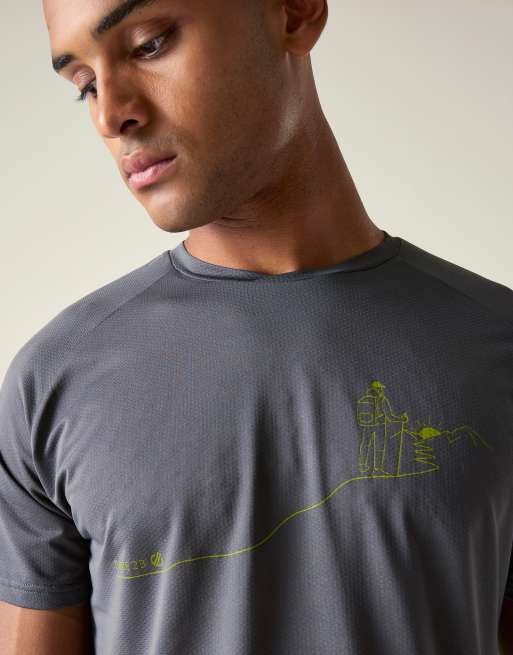 Dare 2b - T-shirt tecnica leggera color magnete, 4 di 4