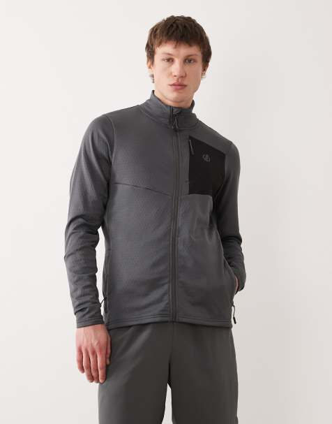 Dare 2b Thermal full zip venture stretch midlayer in magnet - view 1