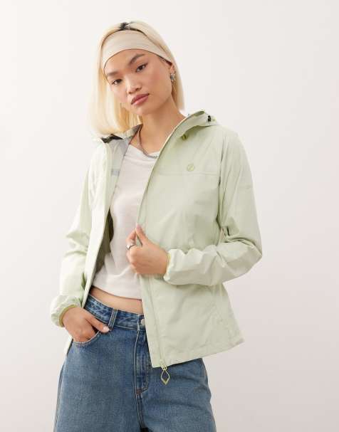 Dare 2b Torrek breathe easy waterproof jacket in green - view 1