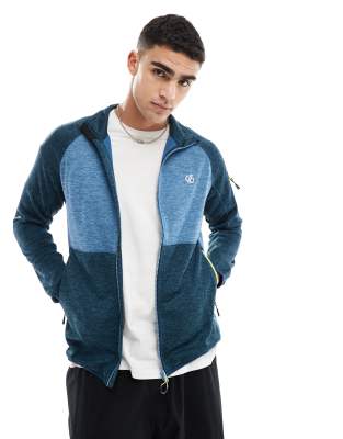 Dare 2b Torrek full zip fleece in moonlight denim neon spring - view 1