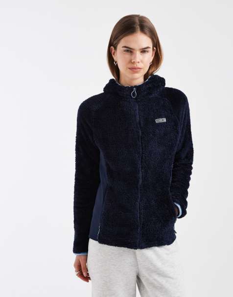 Dare 2b - Torrek Mountain Pro - Pile midlayer blu navy con cappuccio e zip - view 1