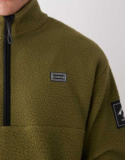 Dare 2b - Twin Tip - Fleece met 1/2 rits in groen, 5 van 5