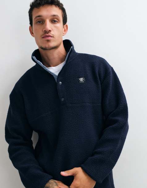 Dare 2b Twin tip snap fleece in navy - view 1